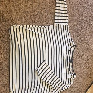 Forever 21 half sleeve stripped shirt